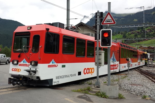 スイスの電車